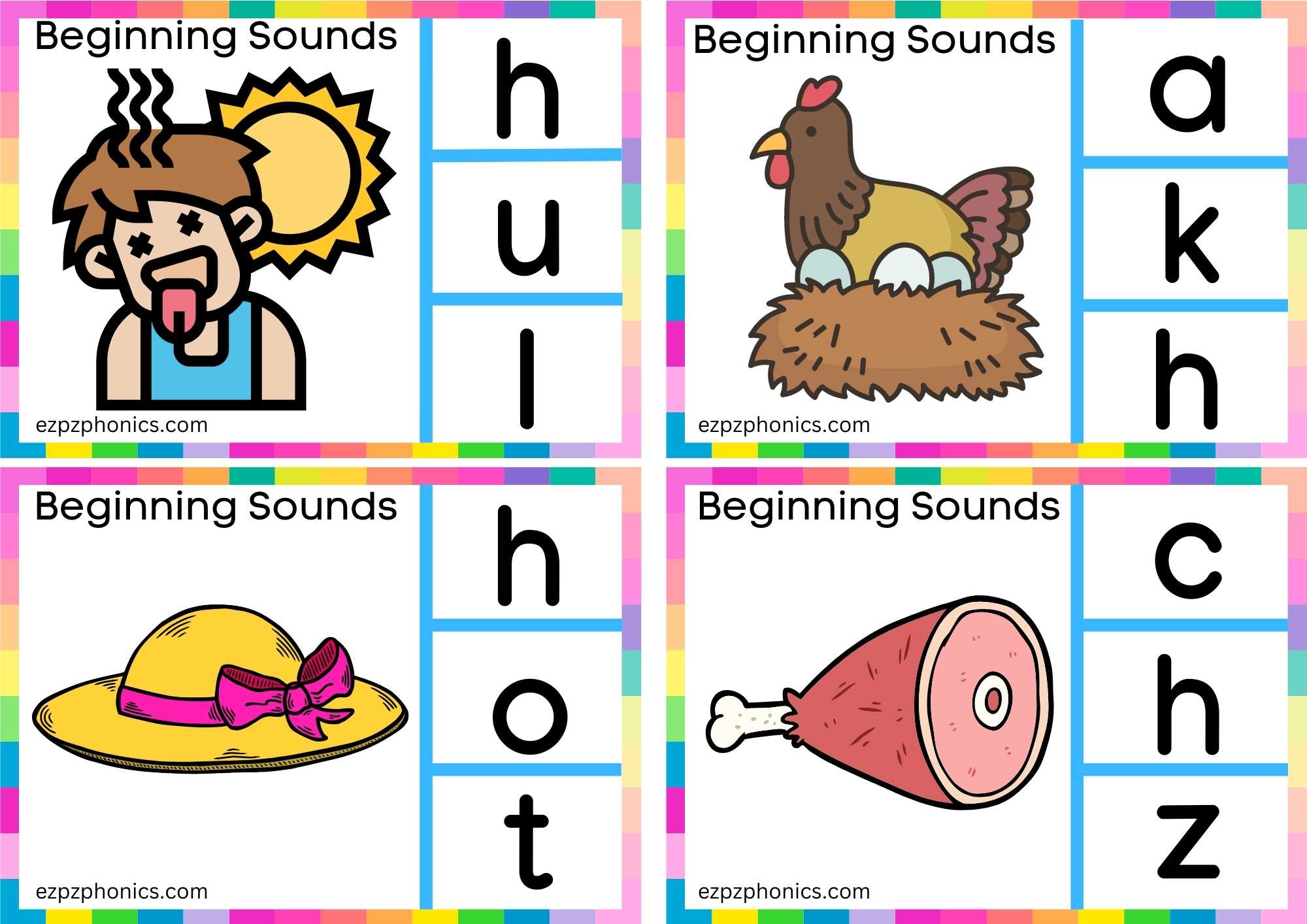 Letter H Look At The Image And Clip The Correct Letter Clip Group 1